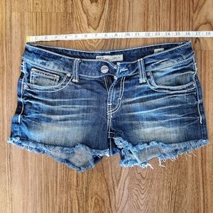 Low-rise Denim Shorts
